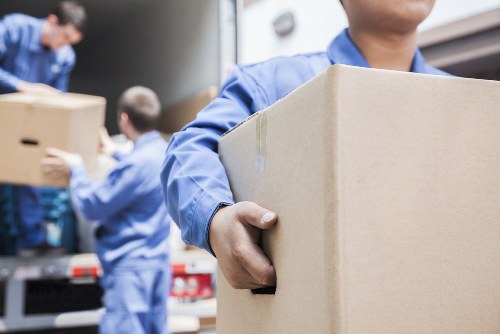 Man with van service helping with a local move in Willesden