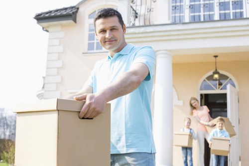 Unpacking household essentials in a Willesden property after a move