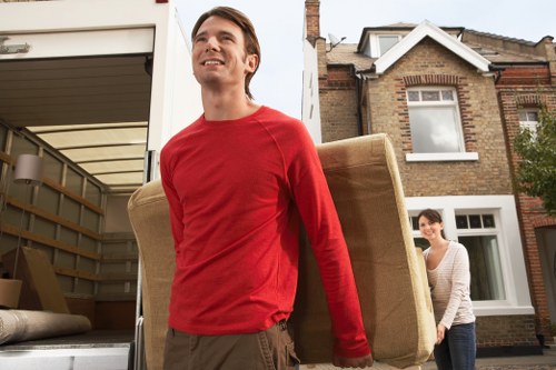 House move in Willesden with stair access and careful carrying
