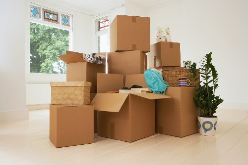 Local moving team handling access and parking challenges
