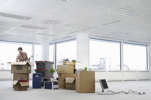Packing and furniture handling during a house move