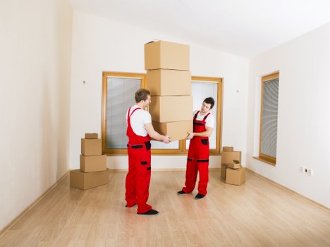 Removal van parked for a house move near Willesden properties
